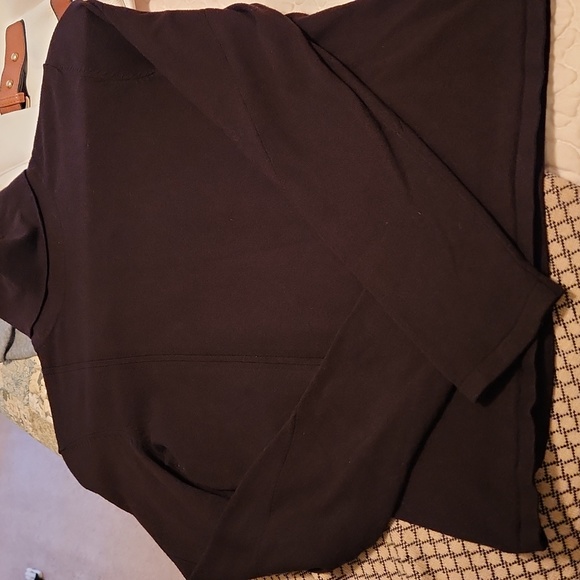 Chocolate brown light turtleneck sweater - Picture 4 of 5